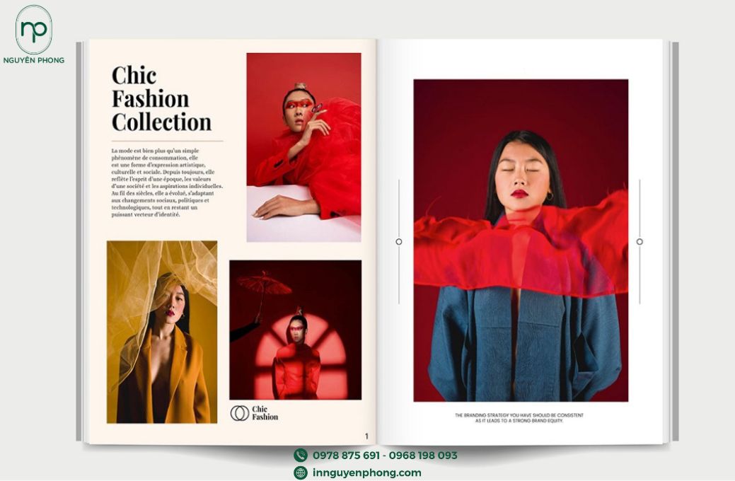 Mẫu catalogue bộ sưu tập thời trang